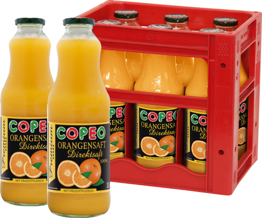 Orangensaft COPEO 1L Mehrwegflasche